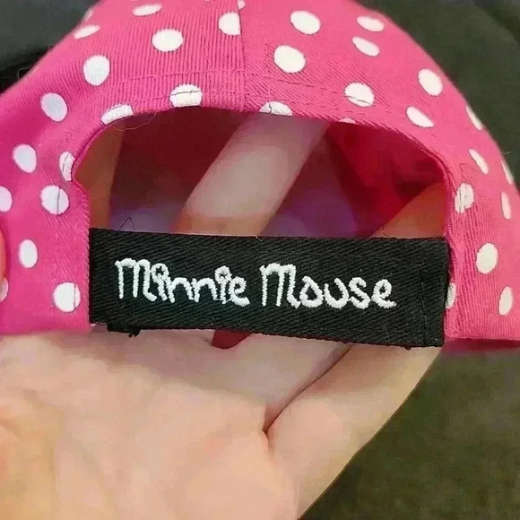 Disney Minnie Mouse Pink Youth Baseball Hat - Picture 5 of 6